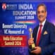 Bennett University VC Honoured at India Education Summit 2026